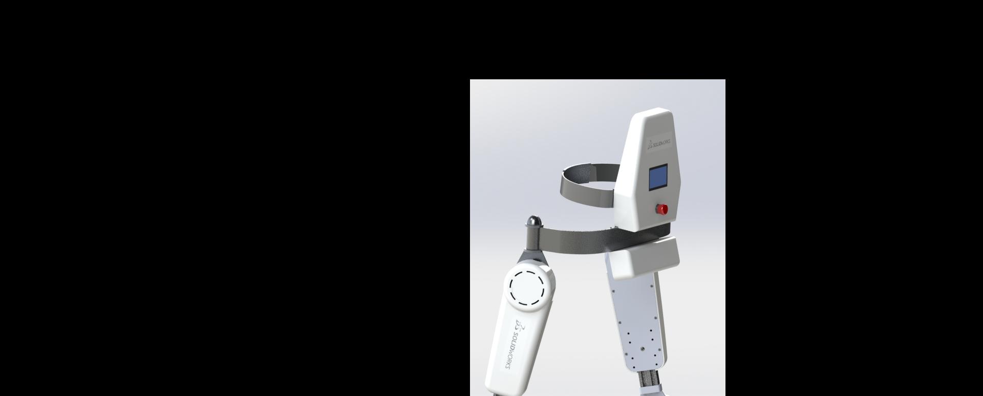 Rehabilitation Exoskeleton (based on HAL design) 3d model