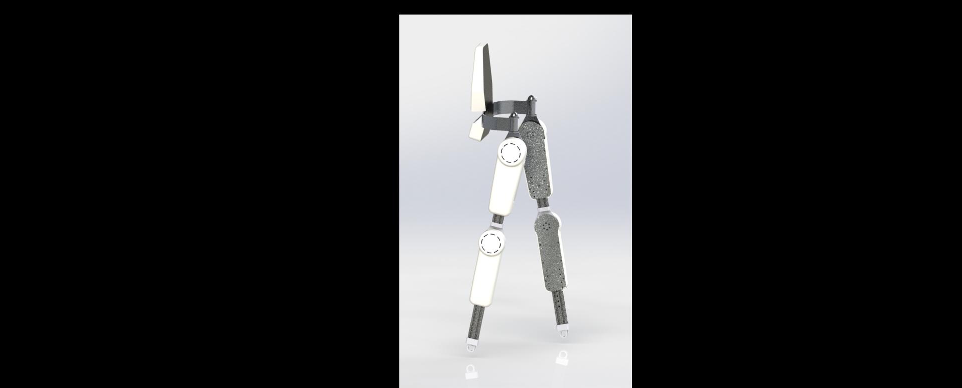 Rehabilitation Exoskeleton (based on HAL design) 3d model