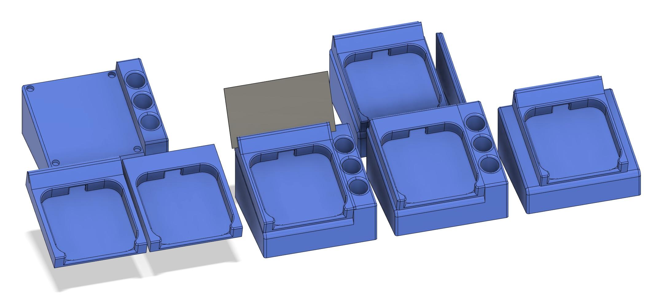 Square Card Holder 3d model