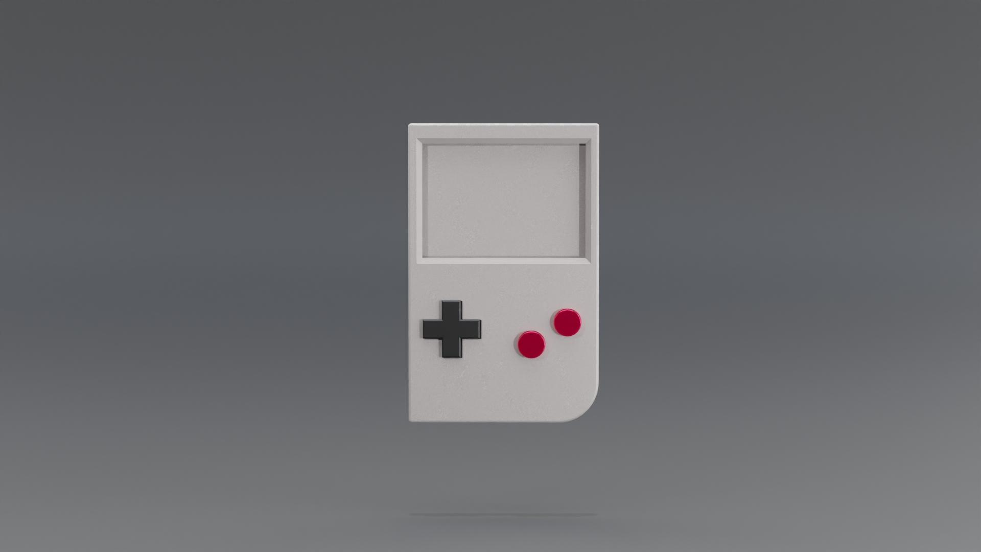 OG GameBoy Pokemon Card Display 3d model