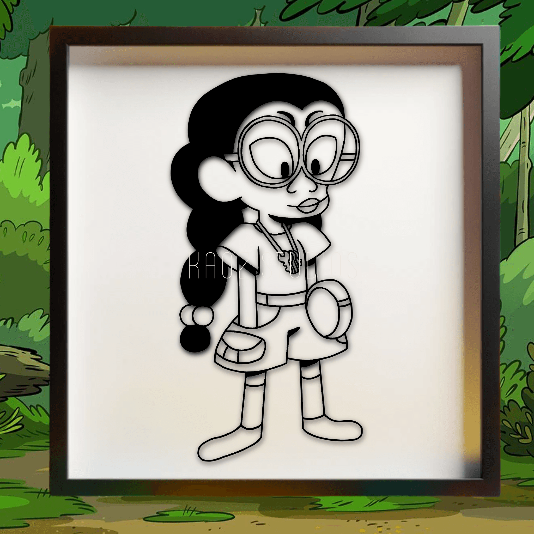 Craig of the Creek Fan Art Kit Wall Art Craig of the Creek wall decor 2d decoration 3d model