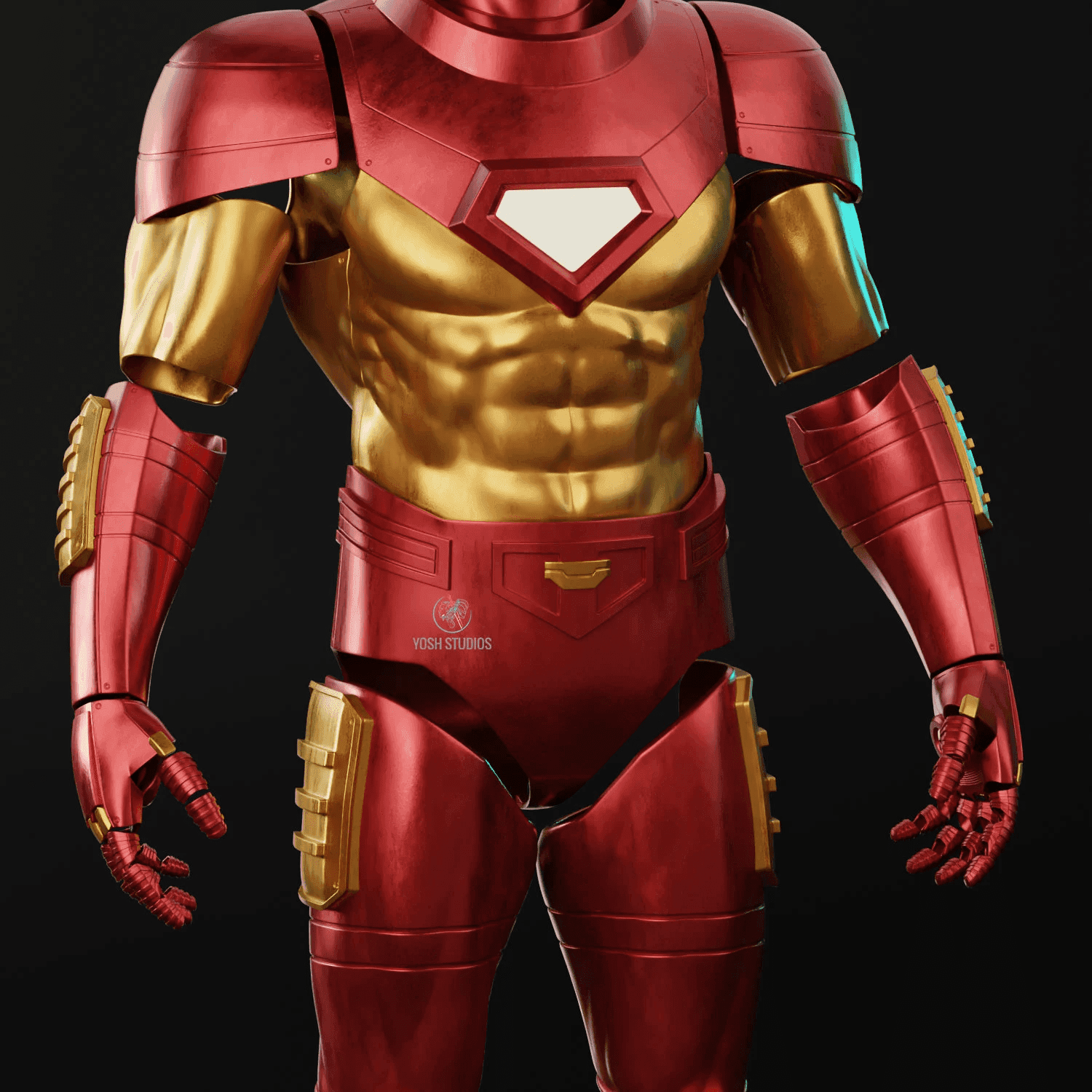 Modular Iron Man Armor 3d Print File STL 3d model