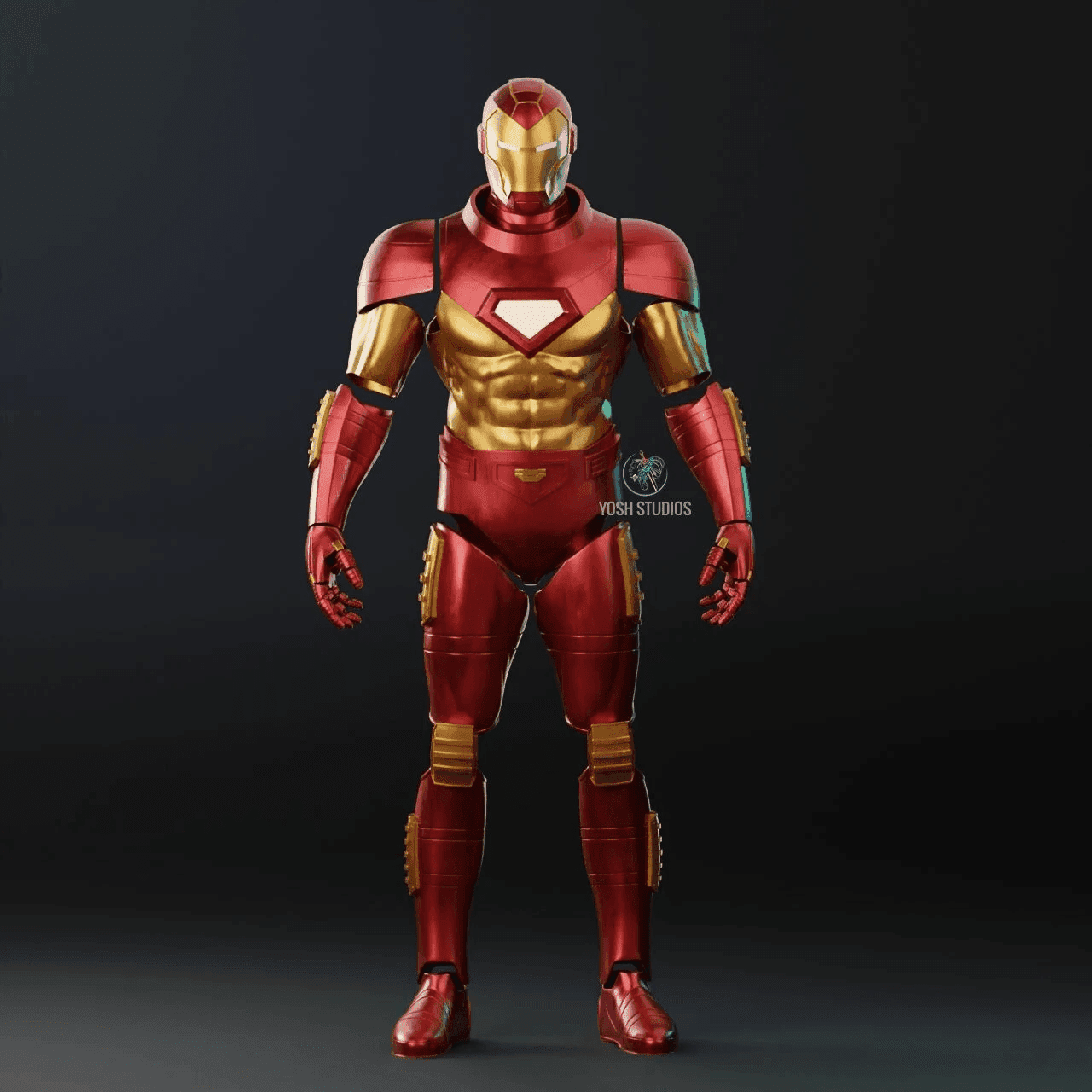 Modular Iron Man Armor 3d Print File STL 3d model