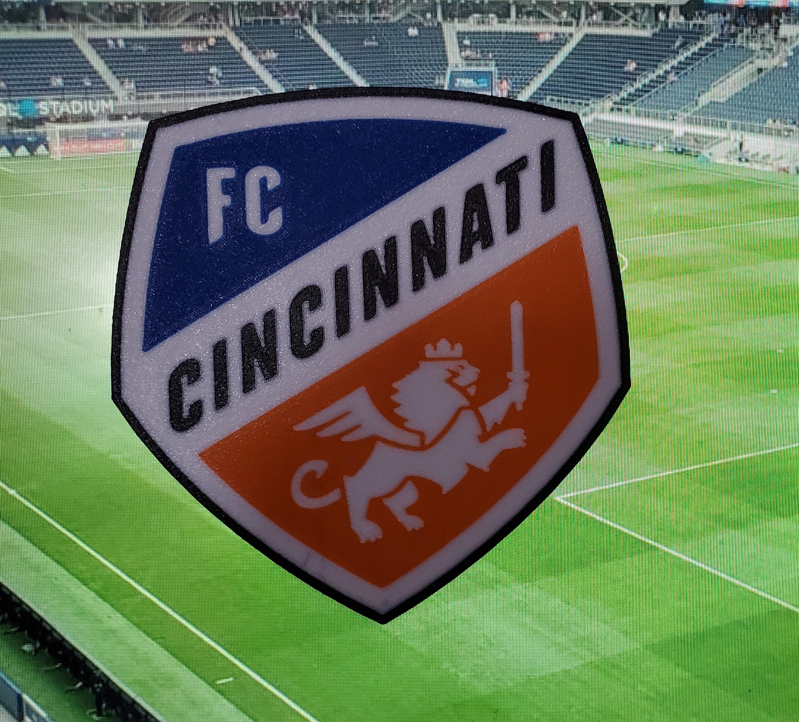 AMS / MMU FC Cincinnati coaster or plaque 3d model