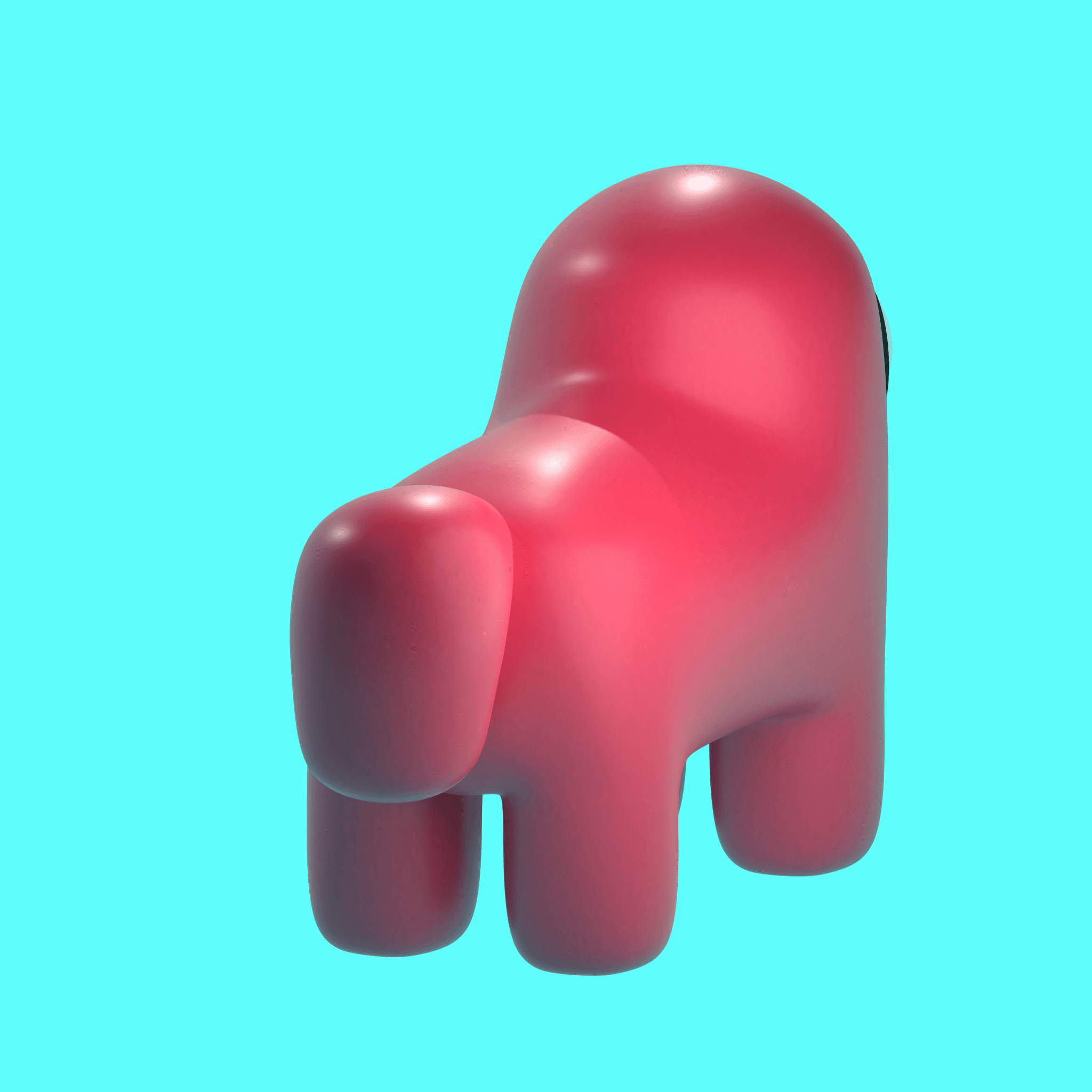 Among Us Horse 3d model