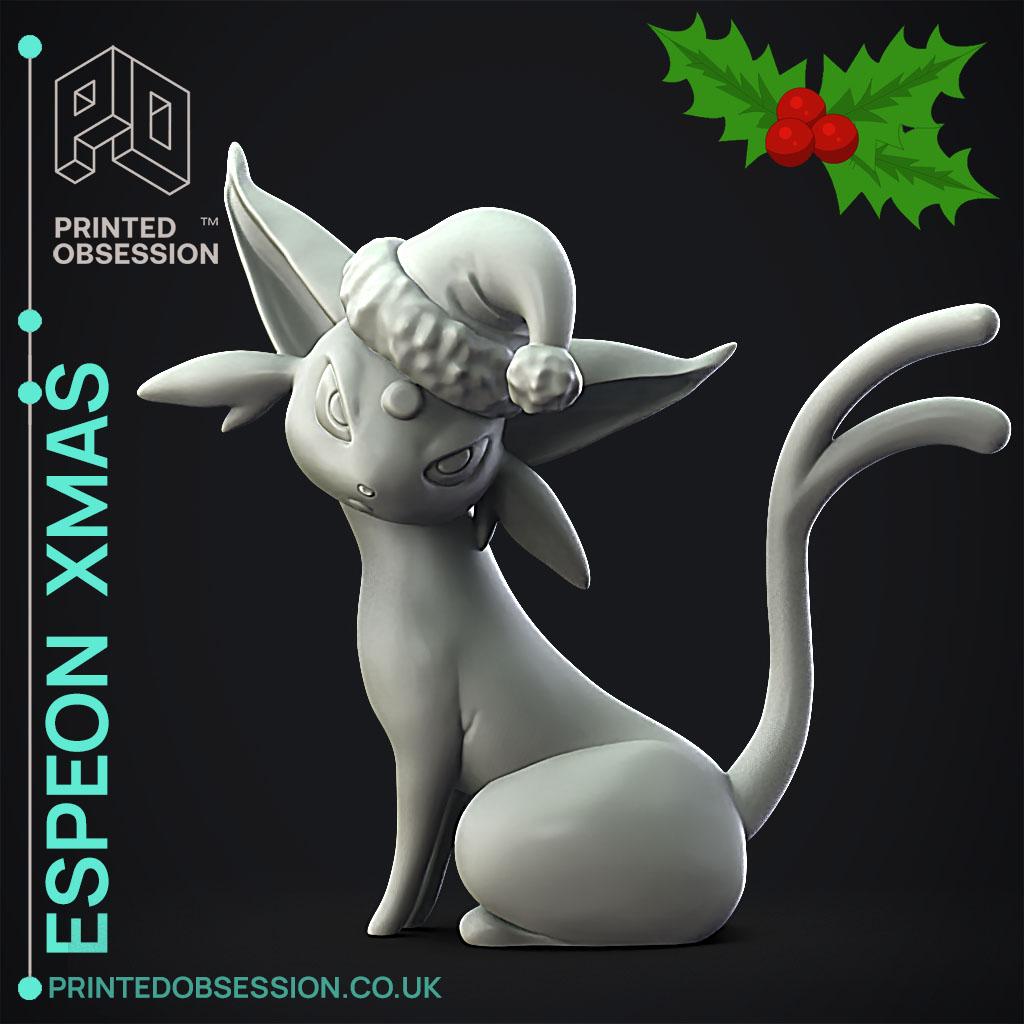 Espeon xmas - Pokemon - Fan Art 3d model