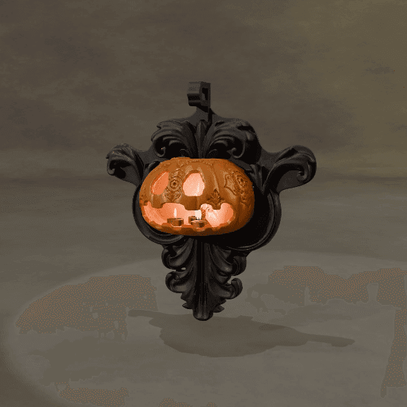 Pumpkin Wall Hanging 3d model