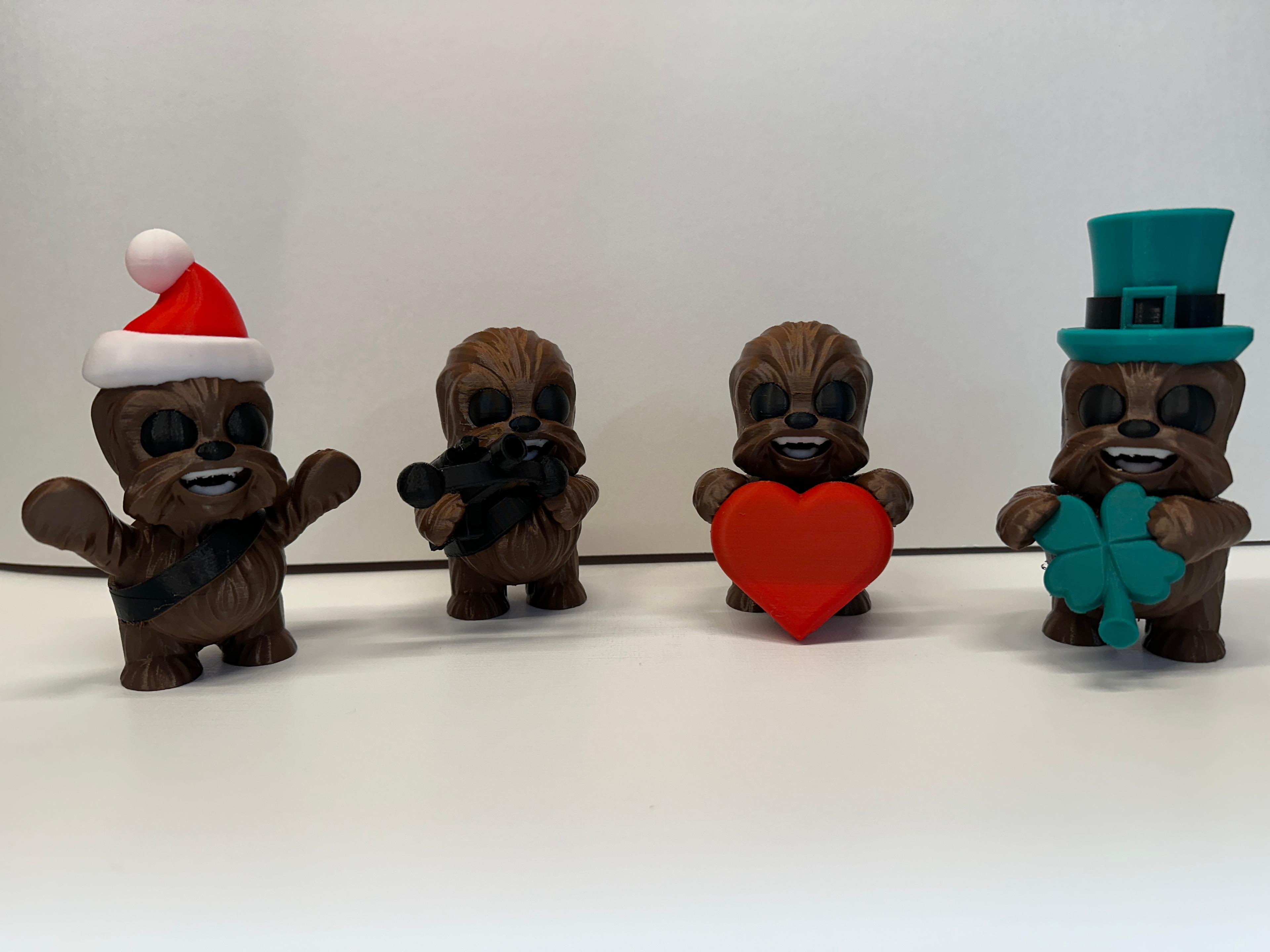 Baby Chewbacca set 3d model