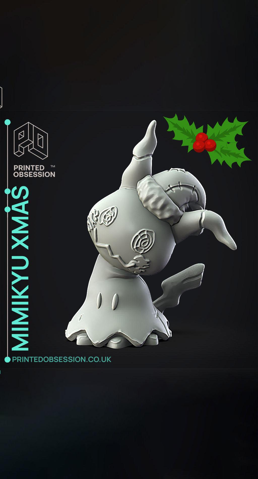 Mimikyu Xmas - Pokemon - Fan Art 3d model