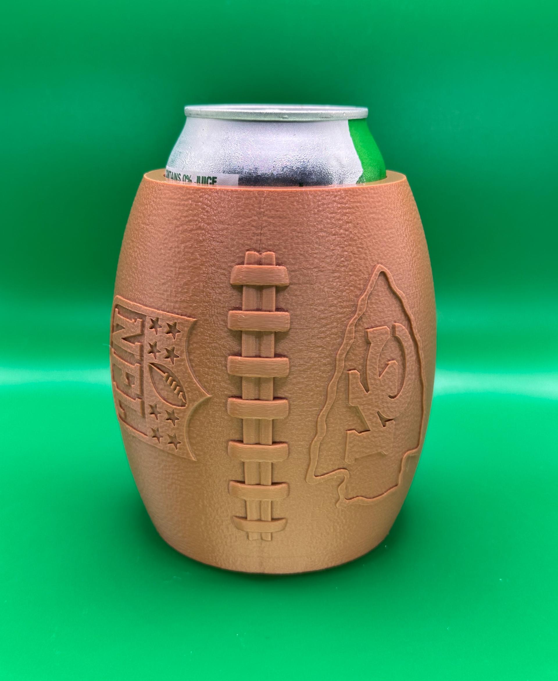 San Francisco 49ers Football Beer Can Holder 3d model