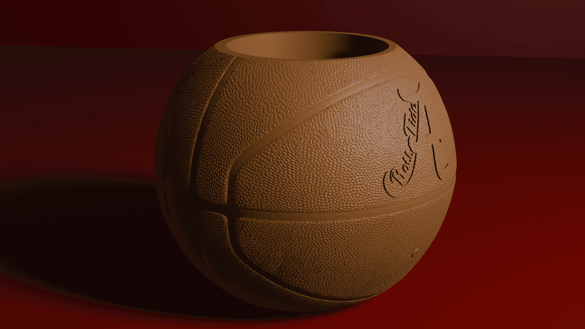 Alabama Basketball Beer Can Holder 3d model