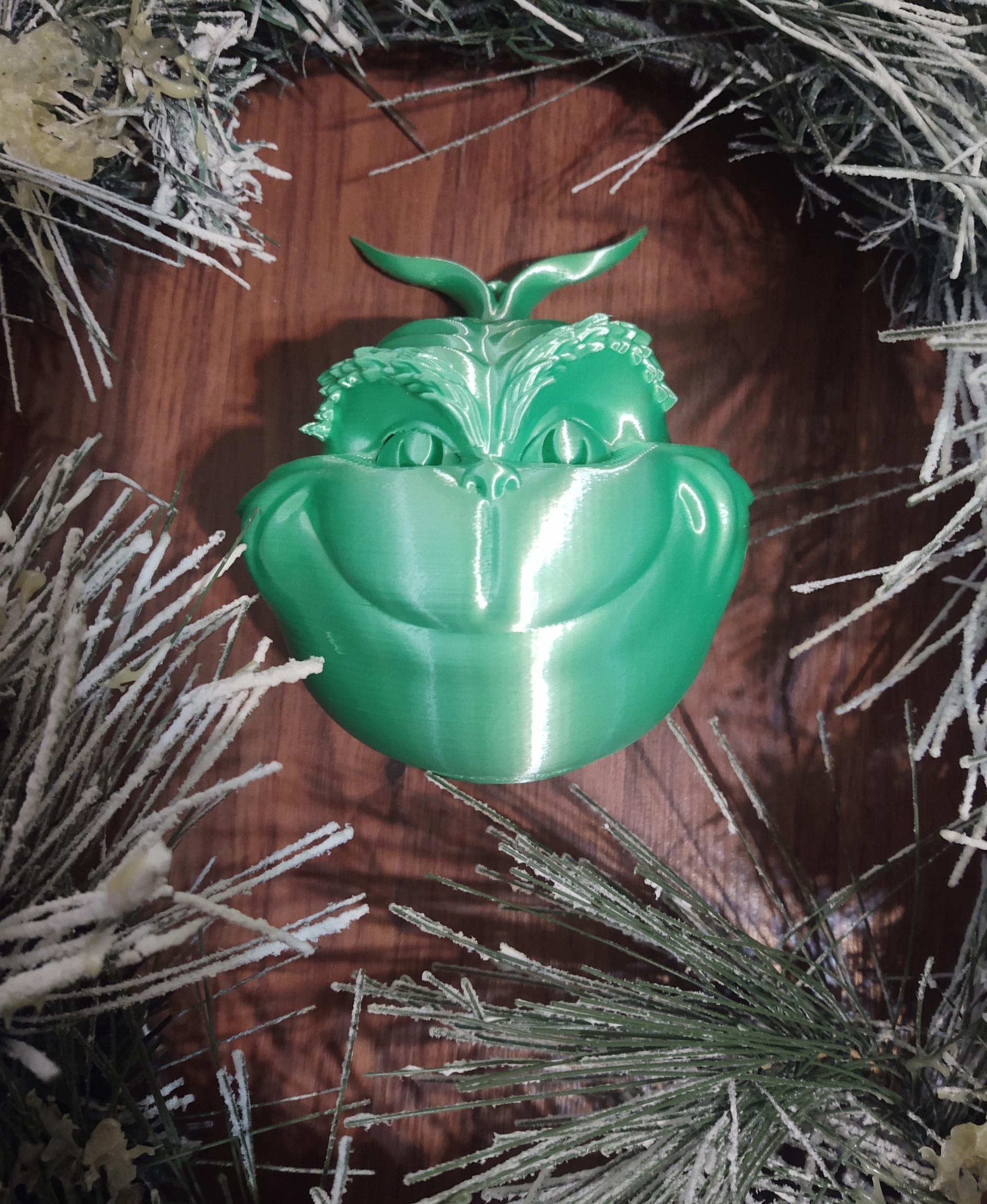 Grinch - He is prefect for my Wreath - 3d model