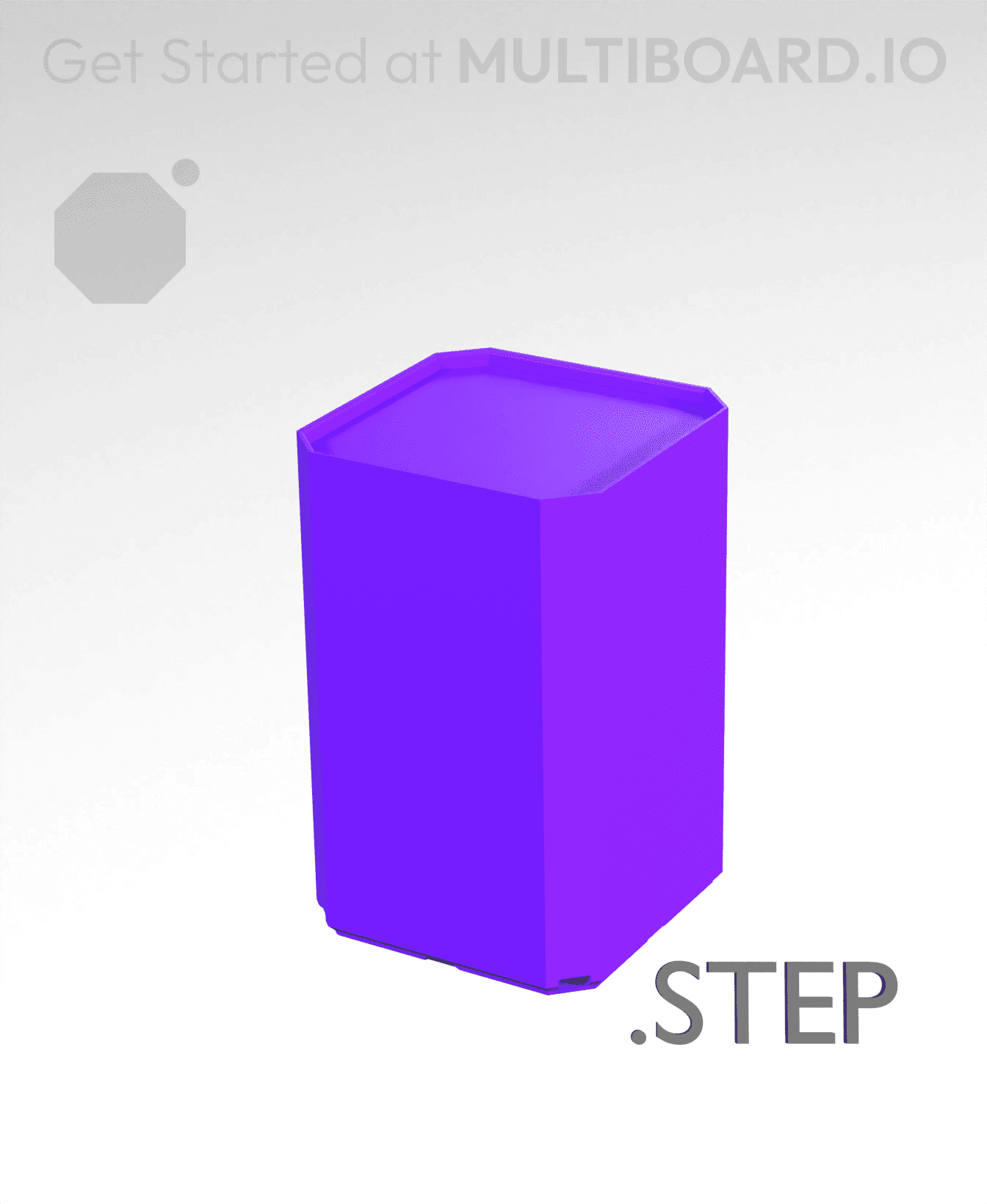 1x1x1·5 - Multibin Insert - STEP Remixing File 3d model