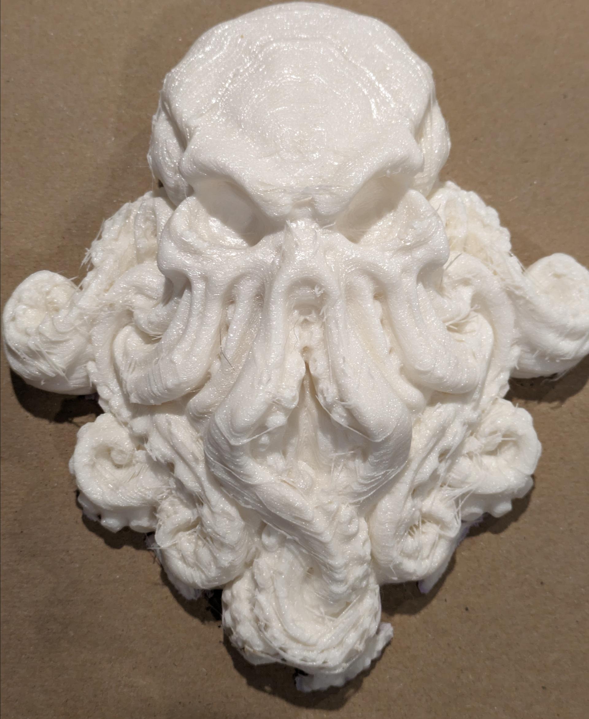 Cthulhu  - White PLA on an Anycubic Kobra Neo - 3d model