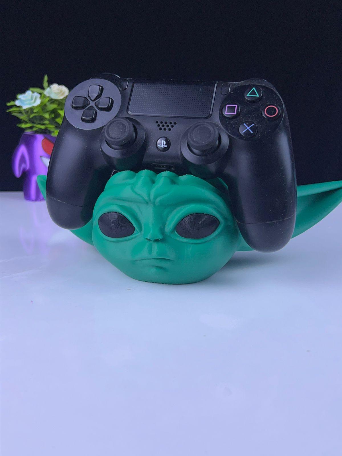 Baby Yoda Controller Holder 3d model