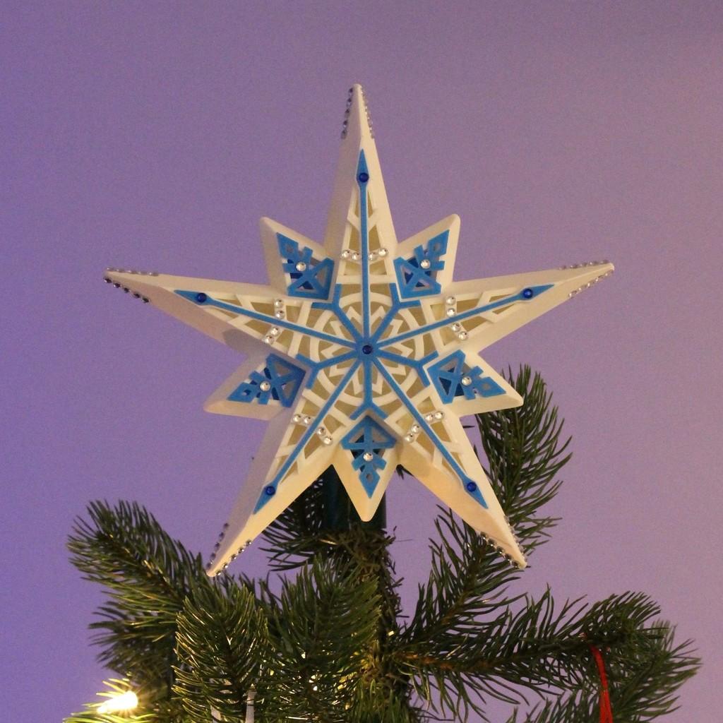 Christmas Tree Star Topper [6Point] 3d model