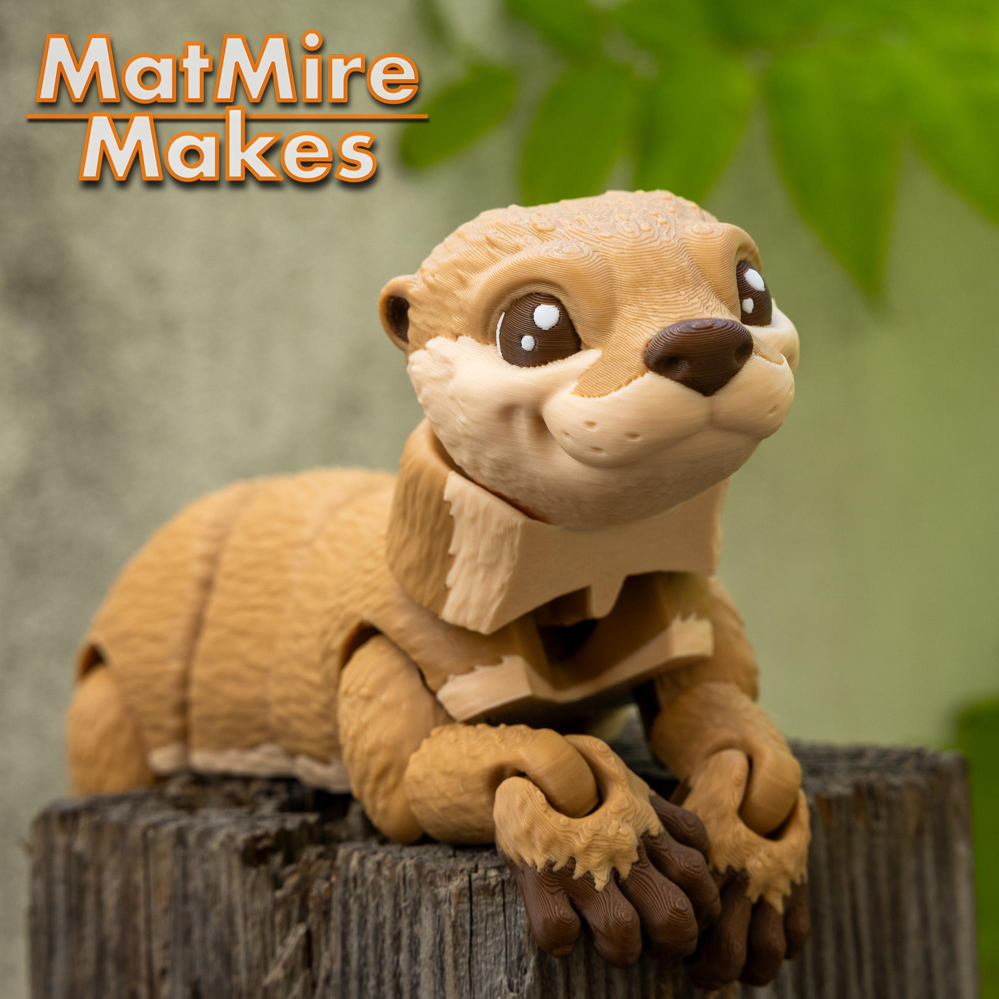 River Otter - Articulated Figure 3d model