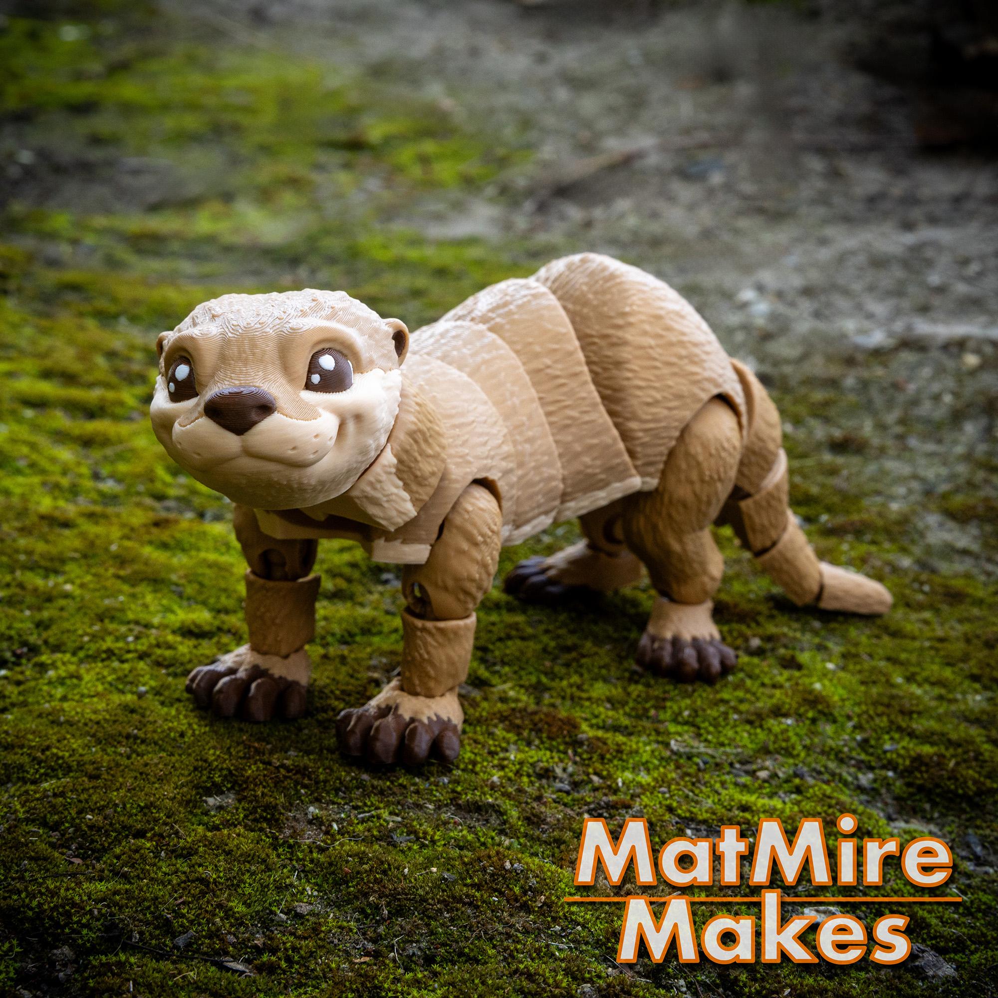 River Otter - Articulated Figure 3d model