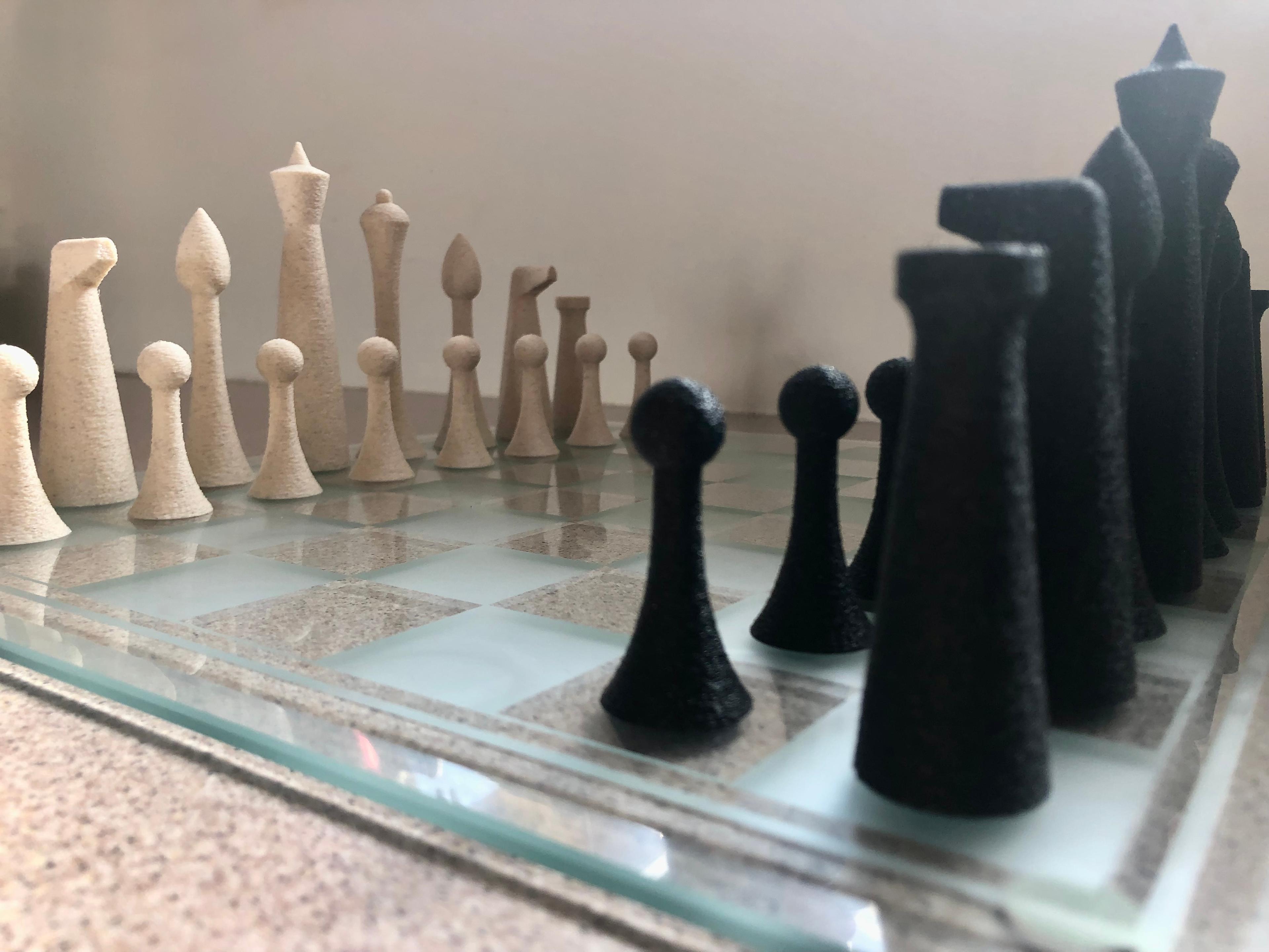 Herman Ohme's Chess Set 3d model