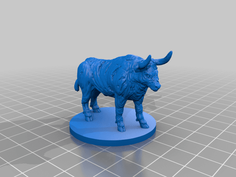 Zombie Bull 3d model