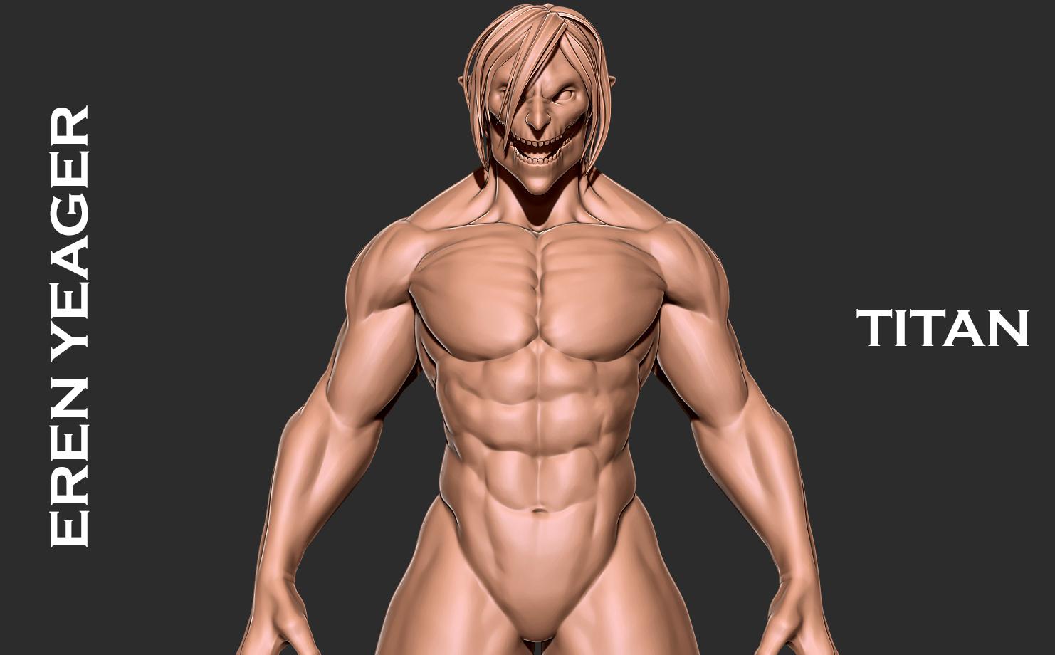 AOT - Eren Yeager 3D print model 3d model