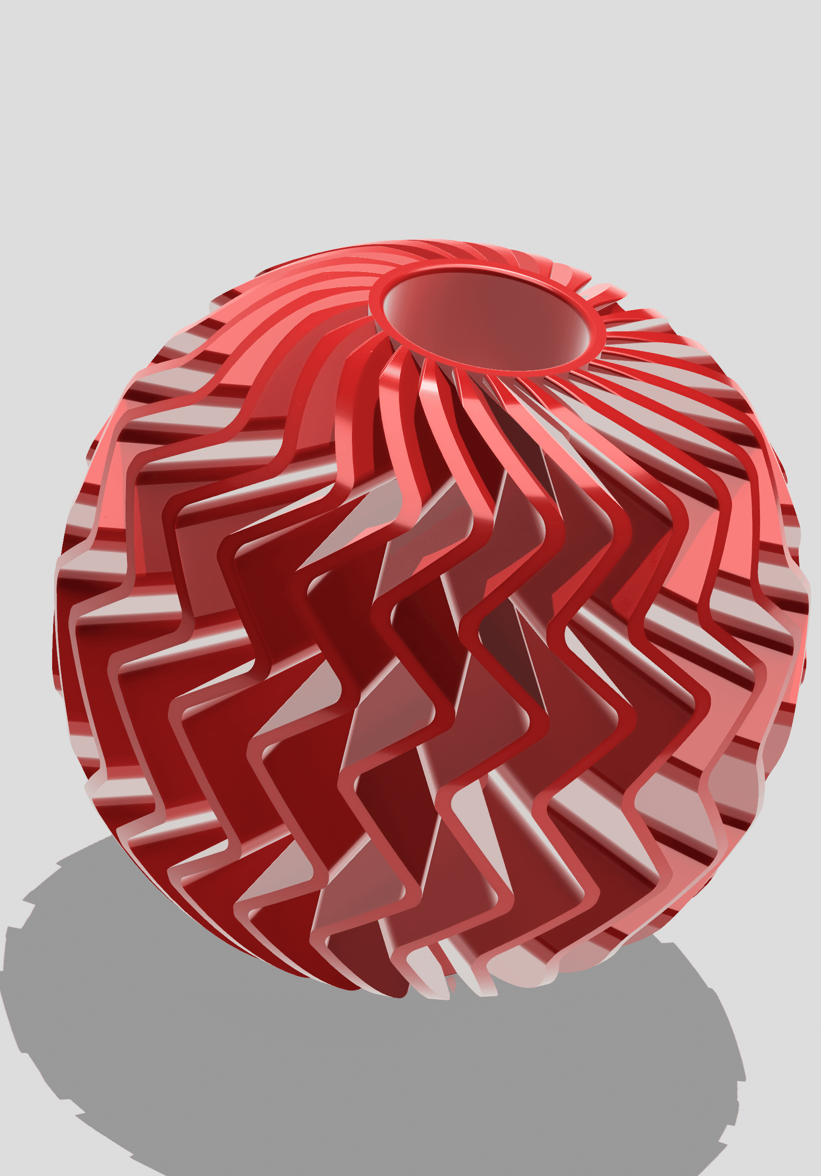 zag sphere vase.stl 3d model