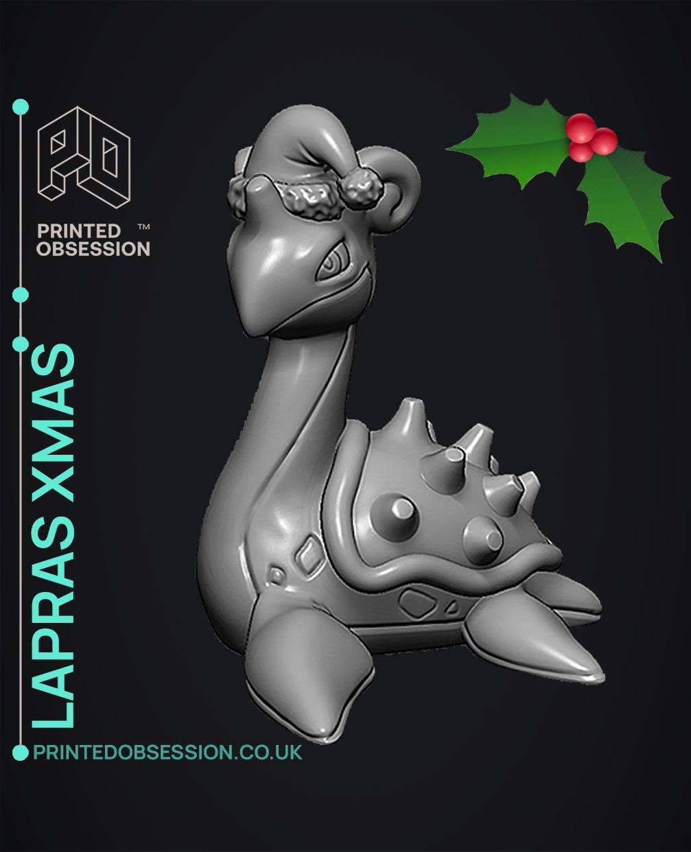 Lapras Xmas - Pokemon - Fan Art 3d model