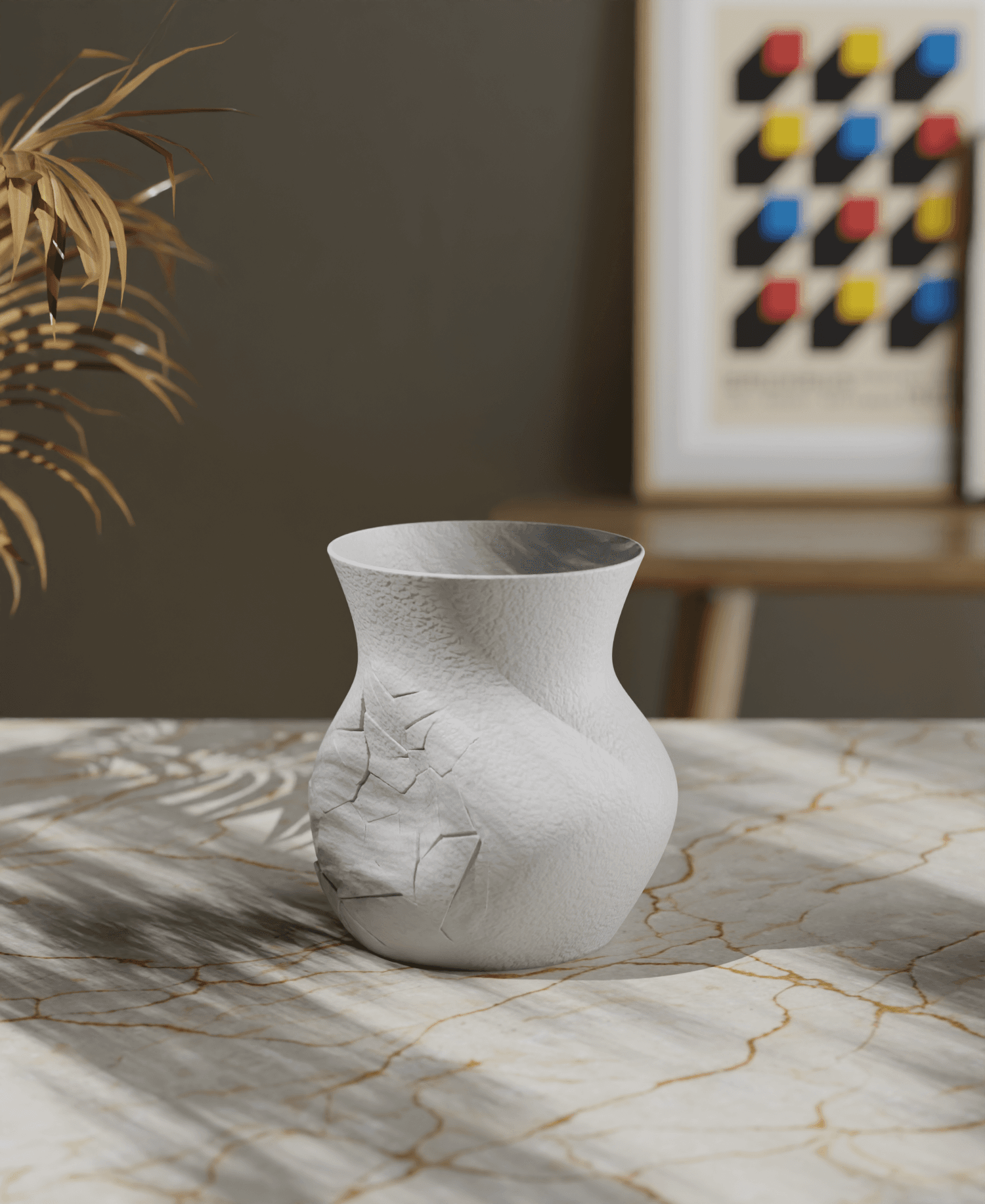 Shattered Pottery: An Artful Expression of Resilience 3d model