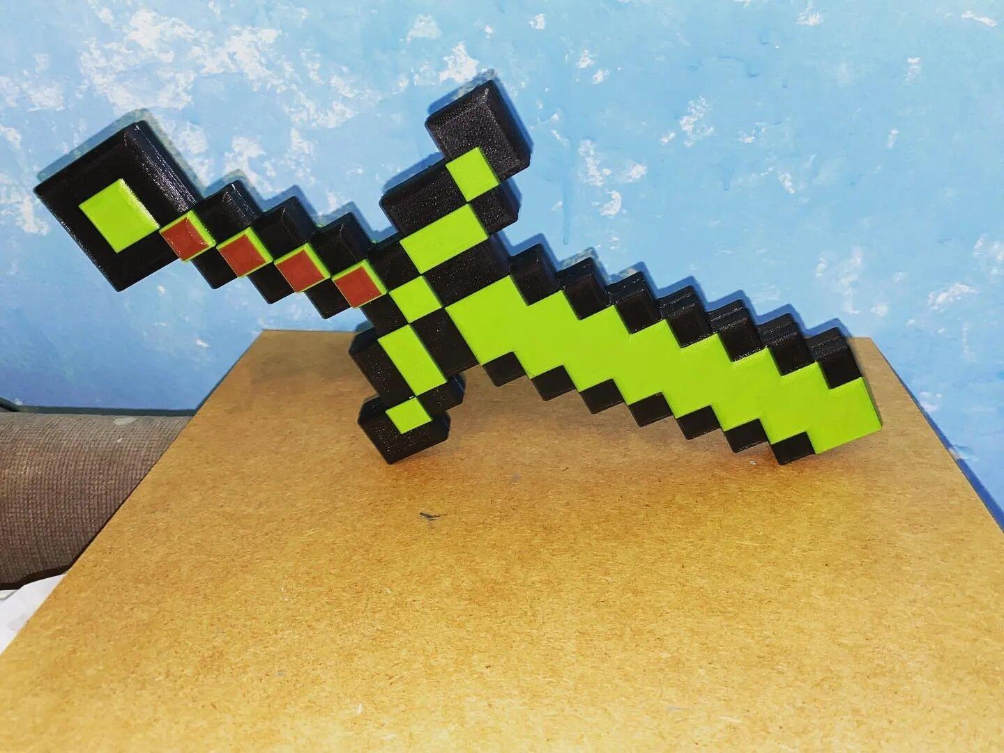 MINECRAFT STYLE SWORD 3d model