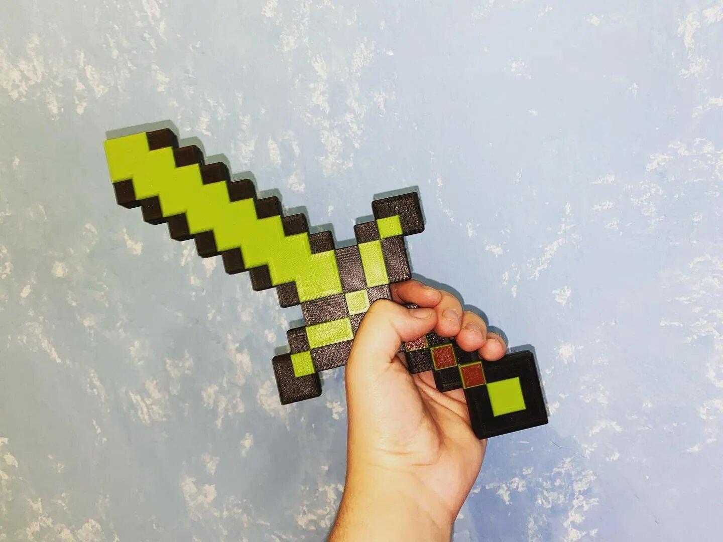 MINECRAFT STYLE SWORD 3d model