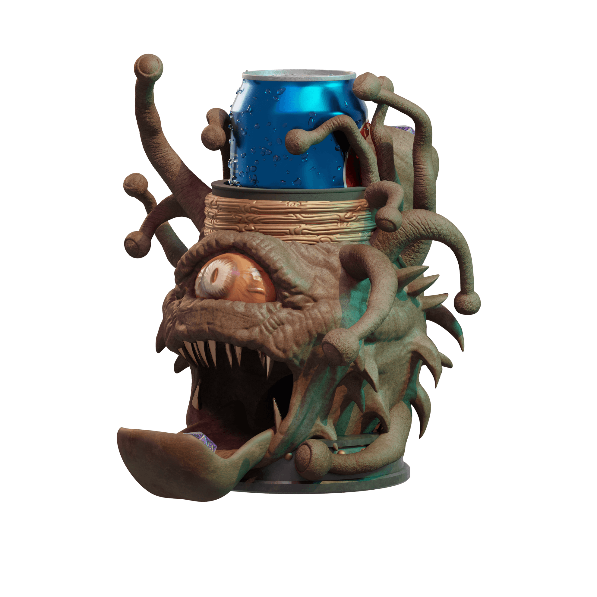 Beholder Dice Tower Mug  3d model