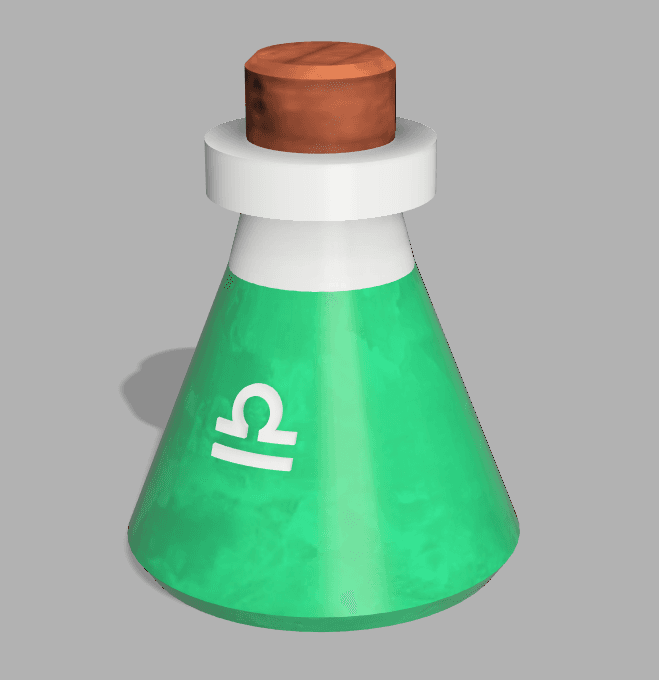 Stash Potion + Keychain (Libra) 3d model