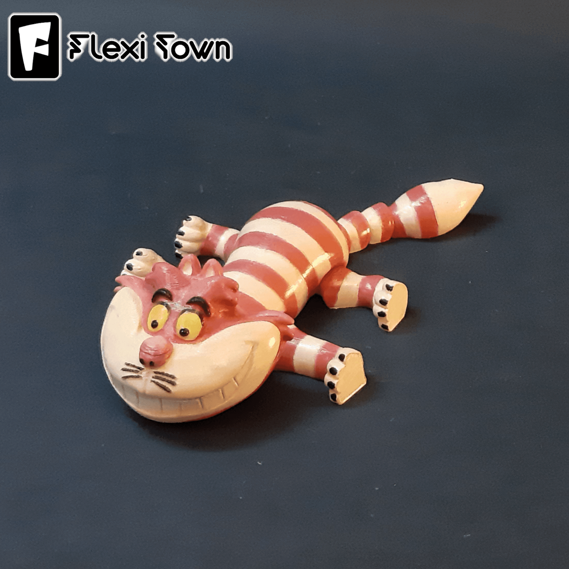 Flexi Print-in-Place Cheshire Cat 3d model