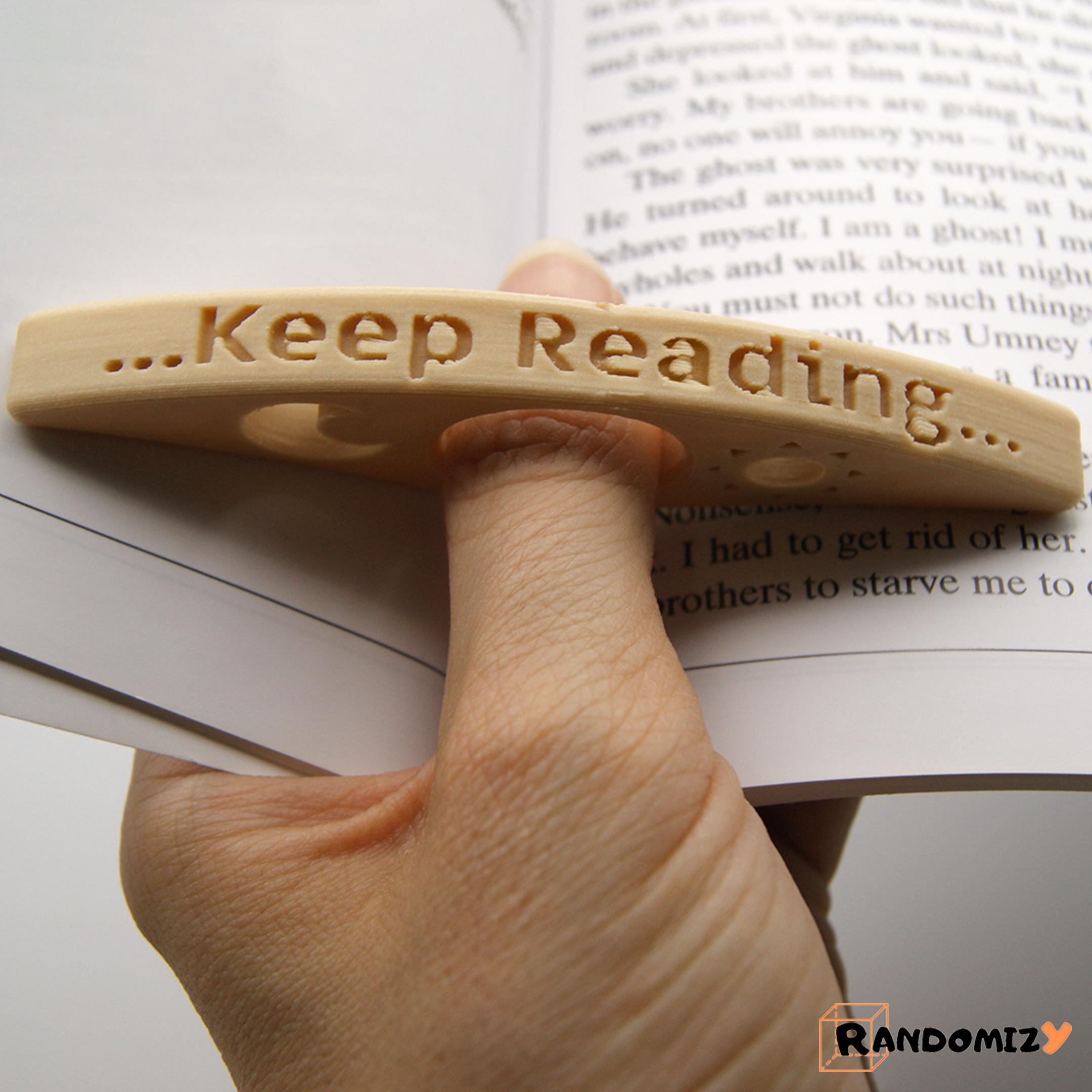 Thumb Book Holder (Generic) 3d model