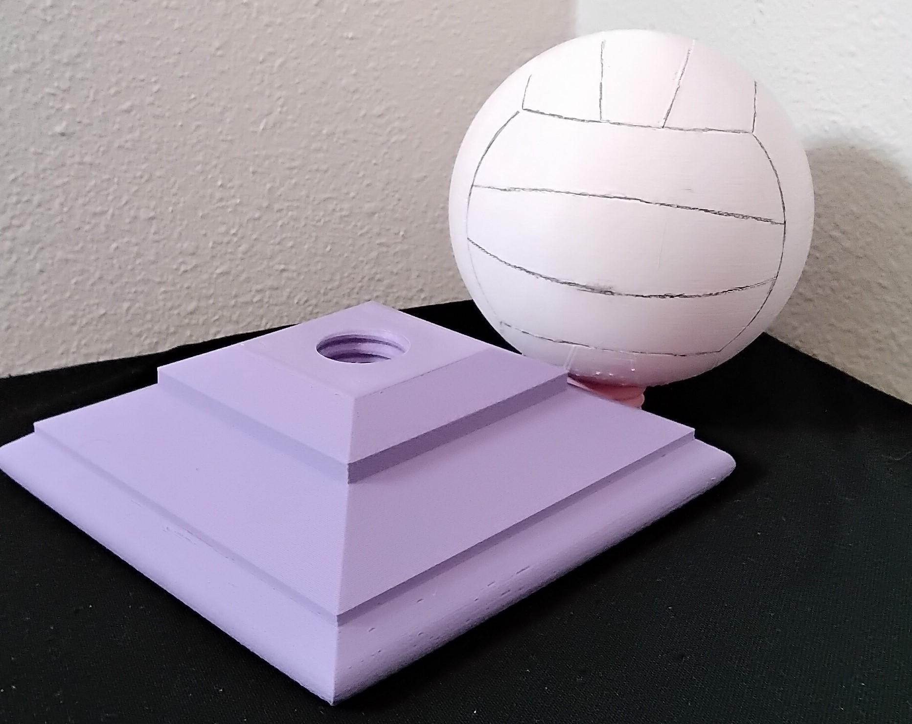 Screw Post Cap Volleyball top 3d model