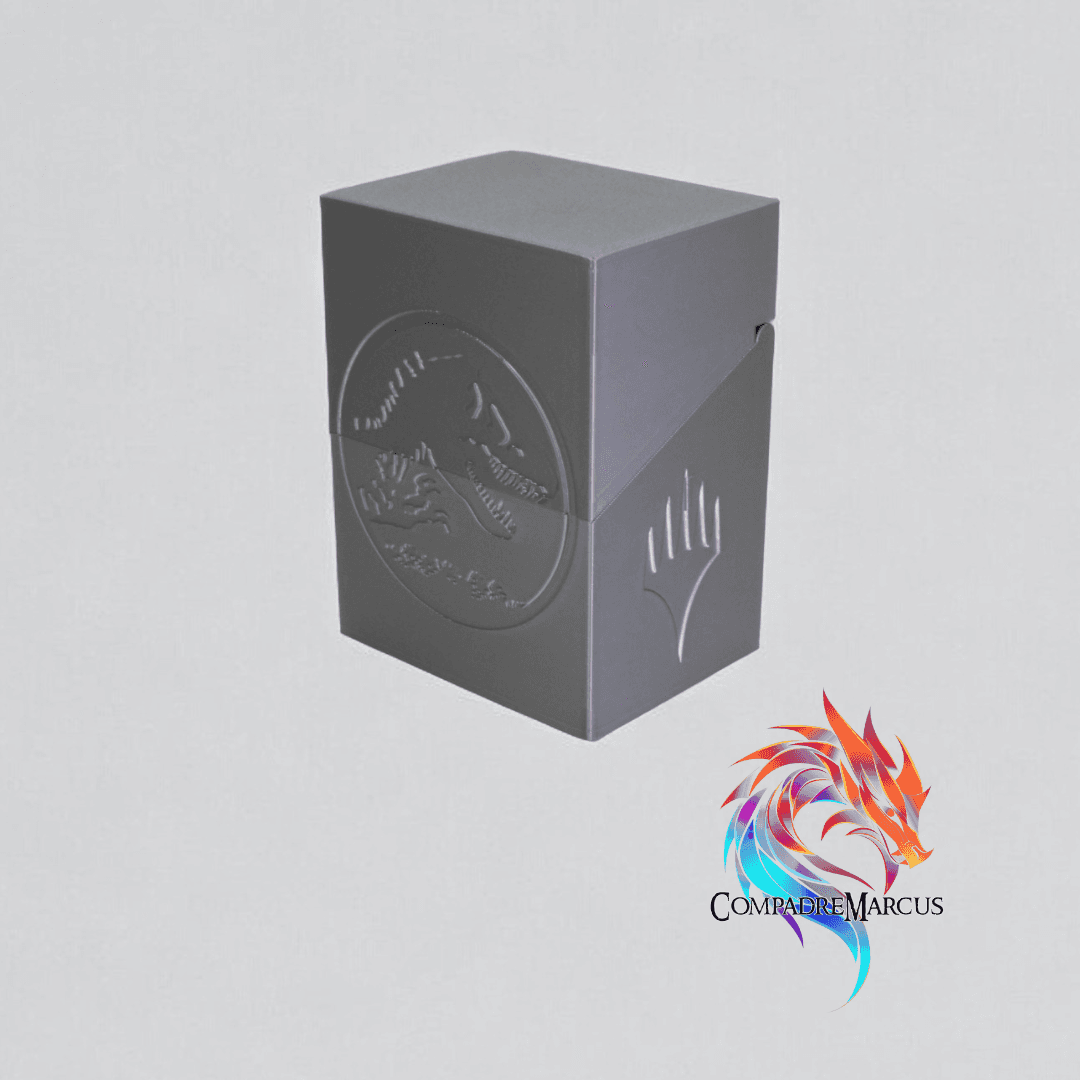 MTG deck box logo (ASSASSIN´S CREED, JURASSIC PARK, LOTR, TRANSFORMERS) / Set of / Easy print 5 3d model