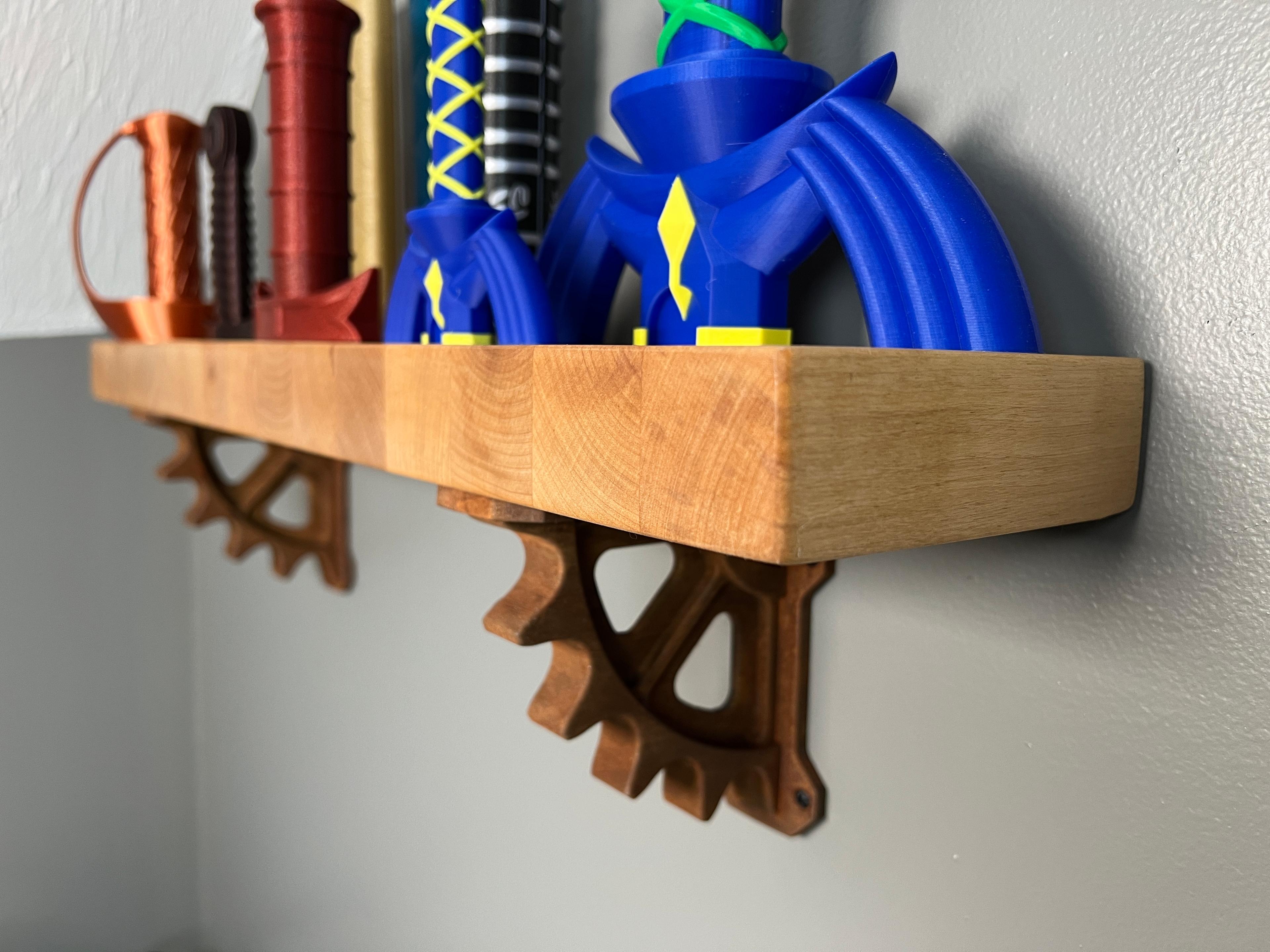 Gear Shelf Bracket 3d model