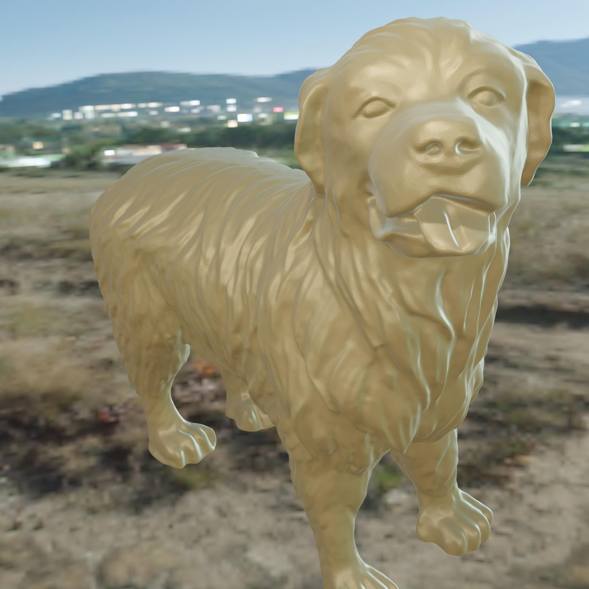 Dog Patou 3d model