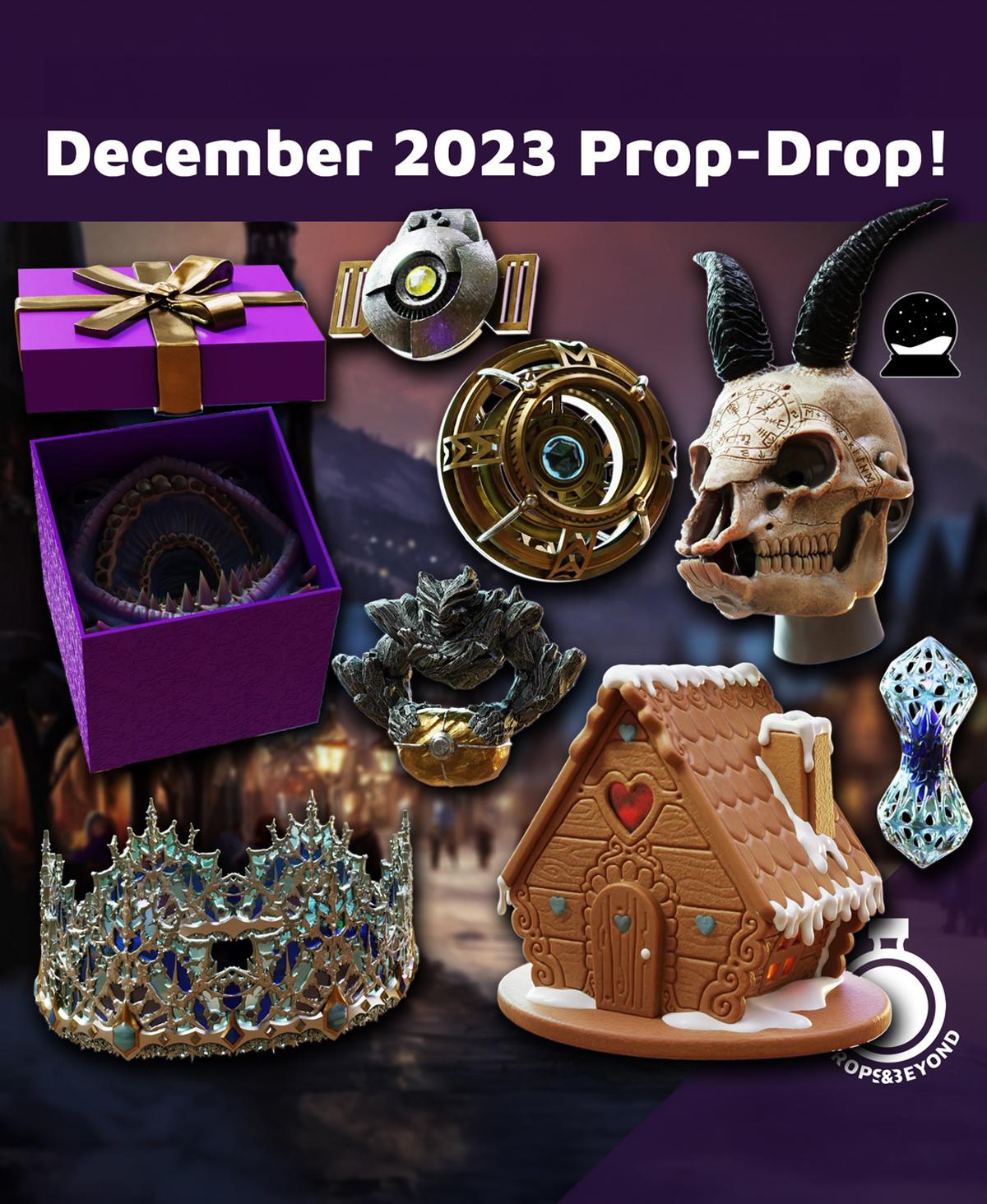 December 2023 Prop Drop - Winters of Yore 3d model