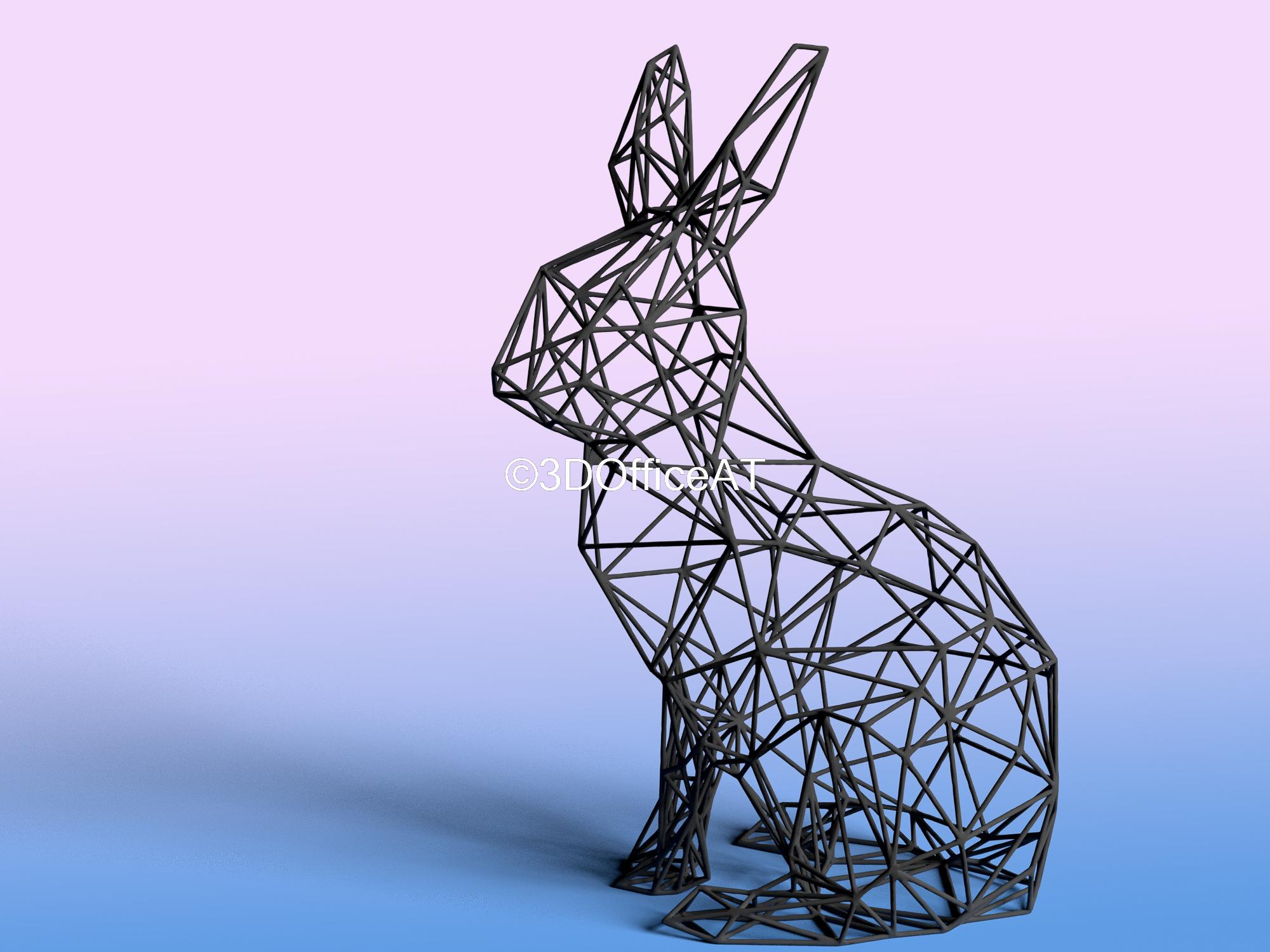 Rabbit 🐇🏠  3d model