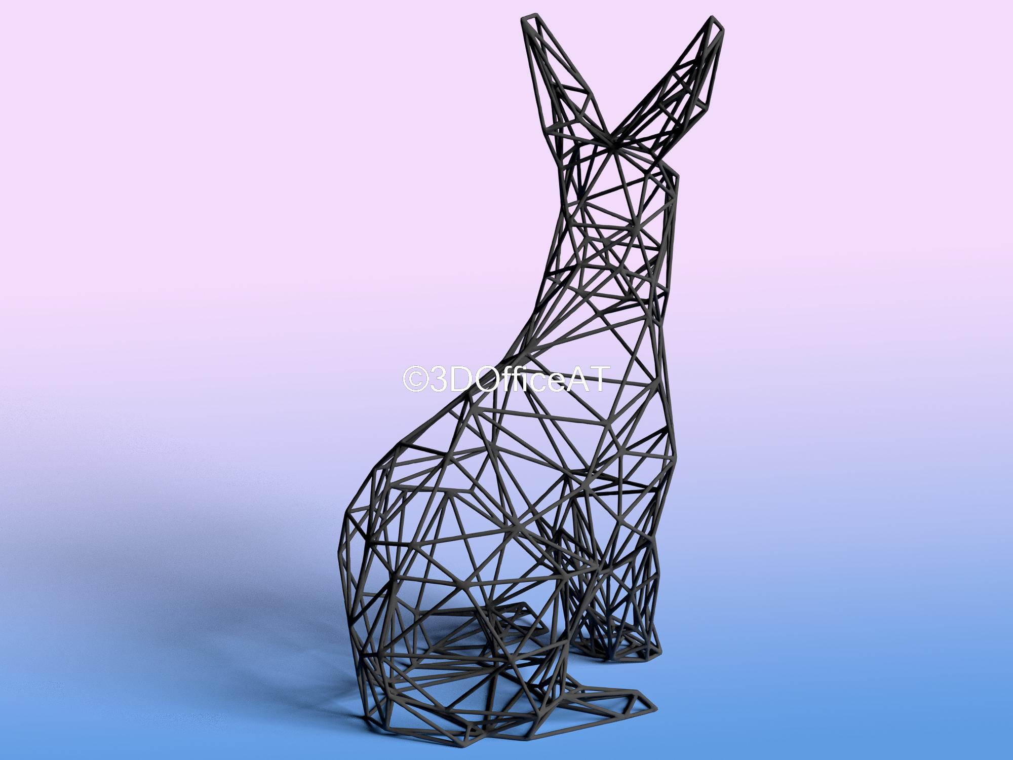 Rabbit 🐇🏠  3d model