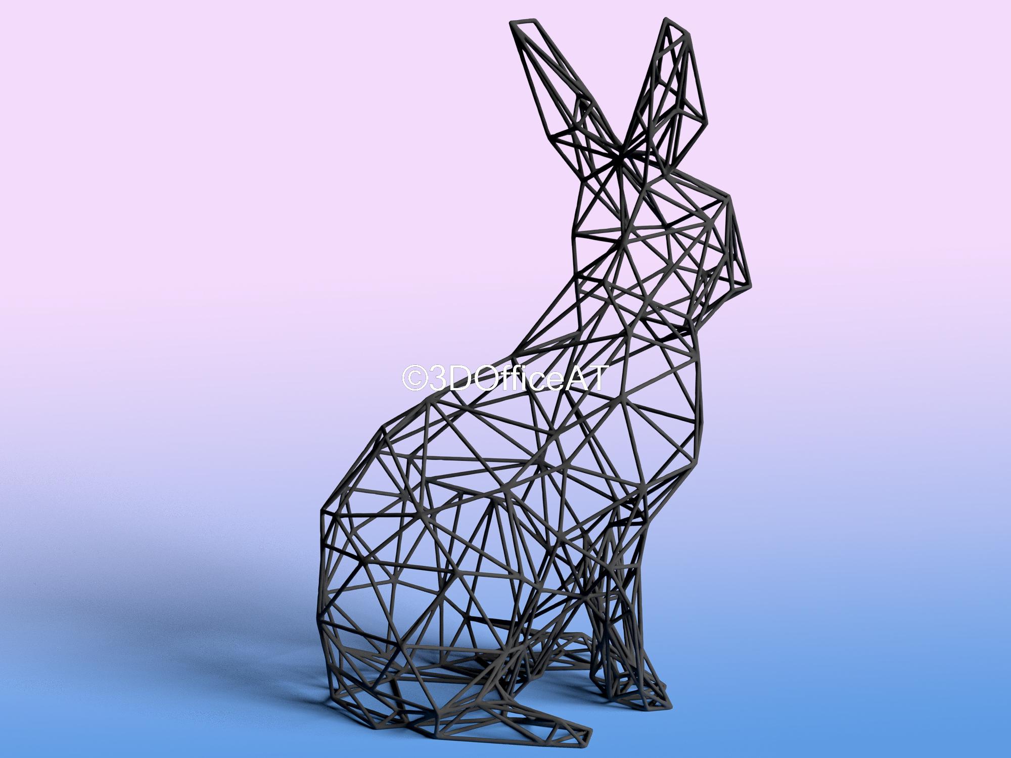 Rabbit 🐇🏠  3d model