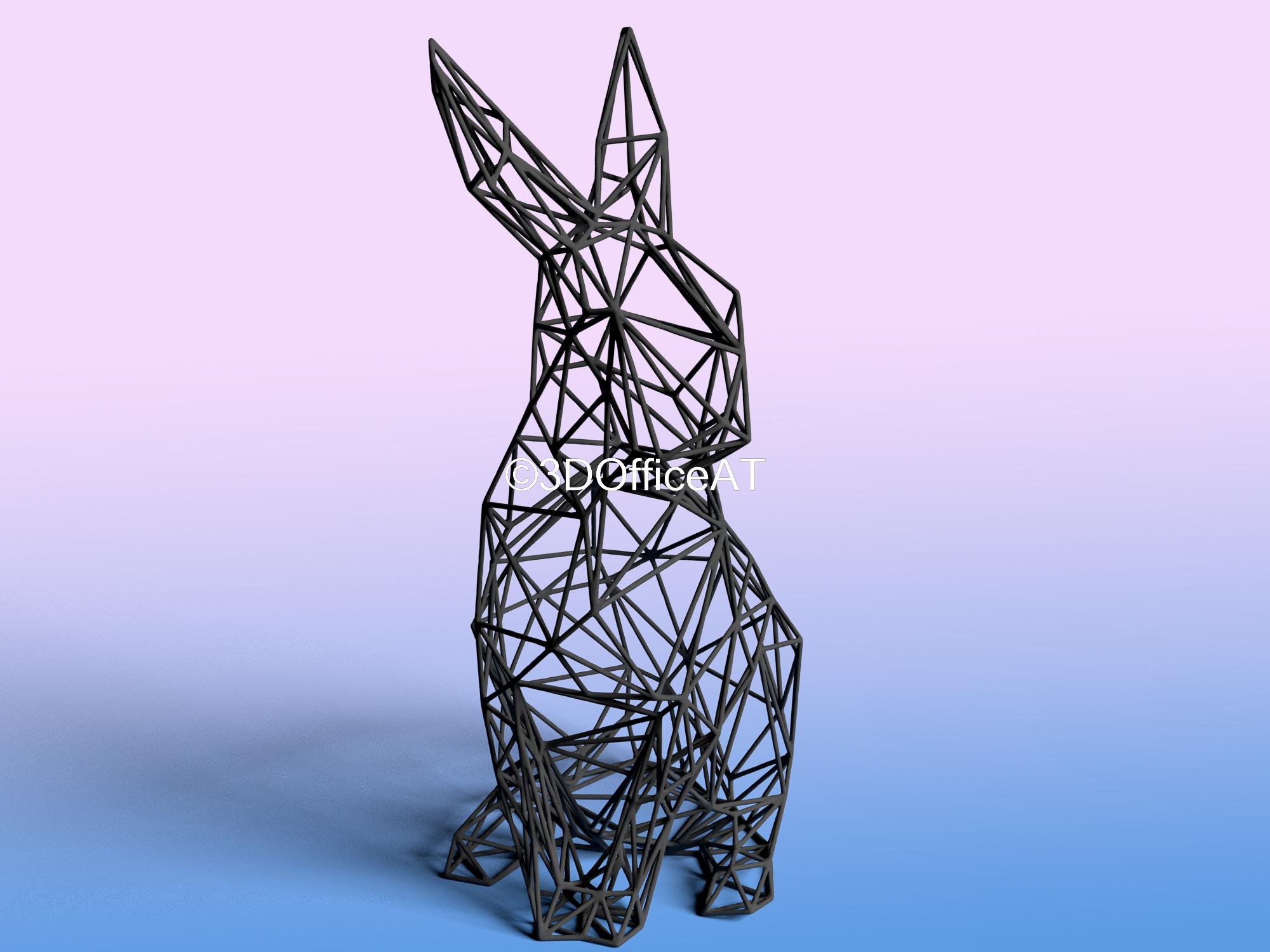 Rabbit 🐇🏠  3d model