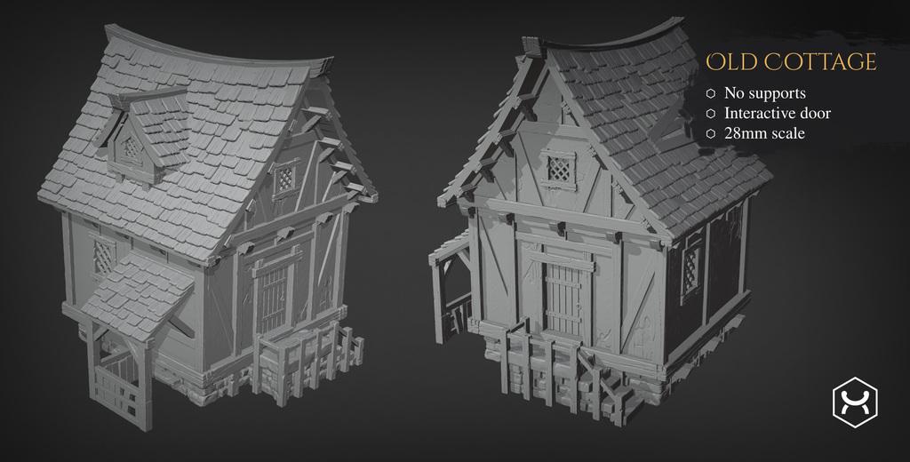 Old Cottage 3d model