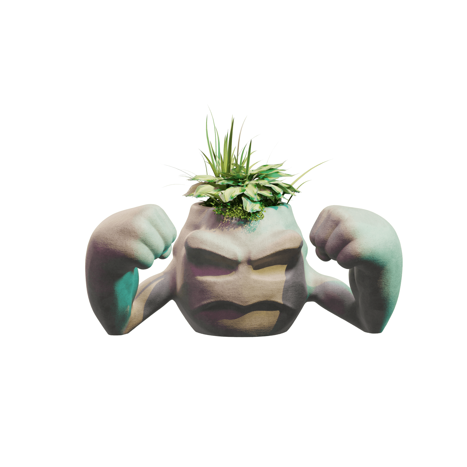 Geodude Planter 3d model