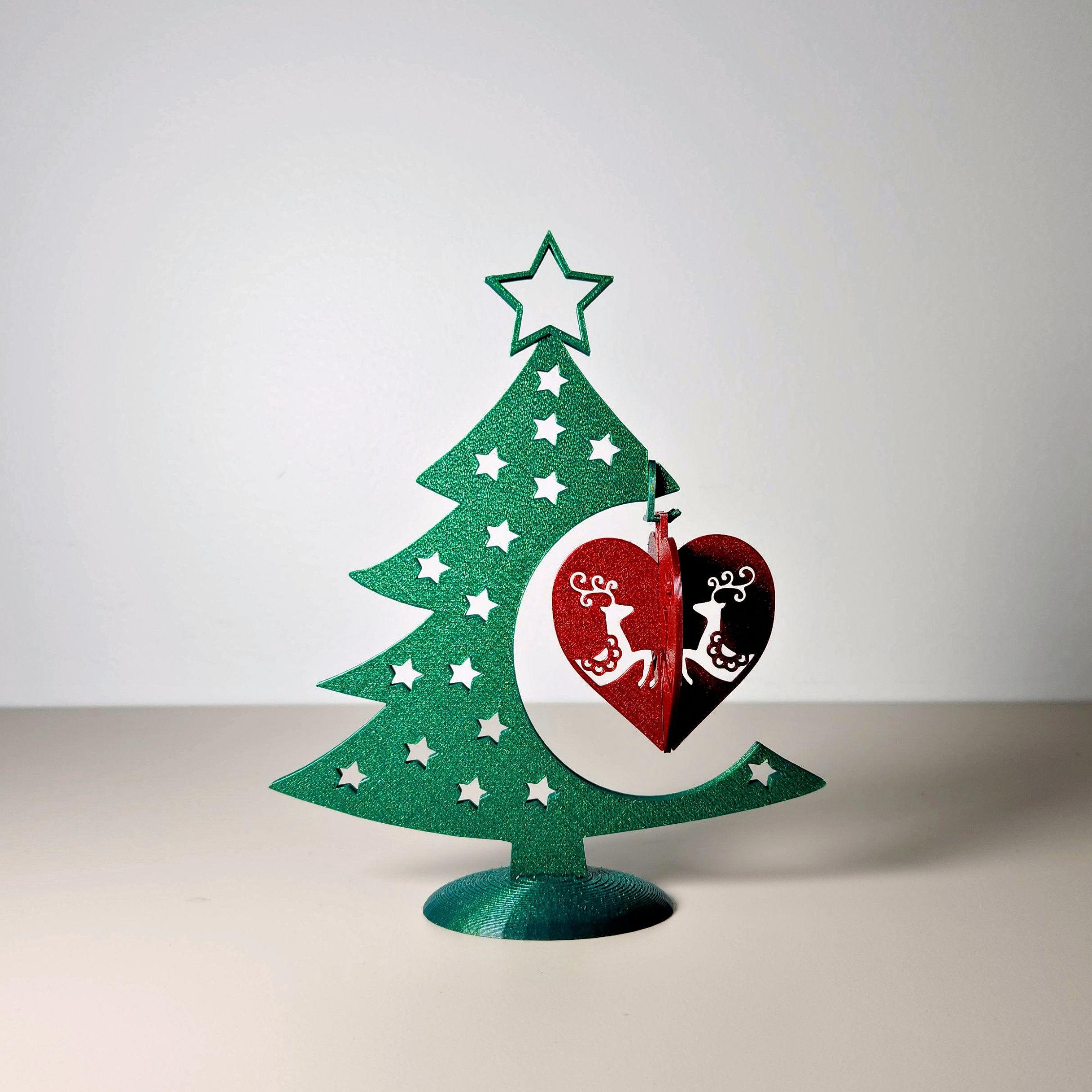 Reindeer Heart Bauble 3d model