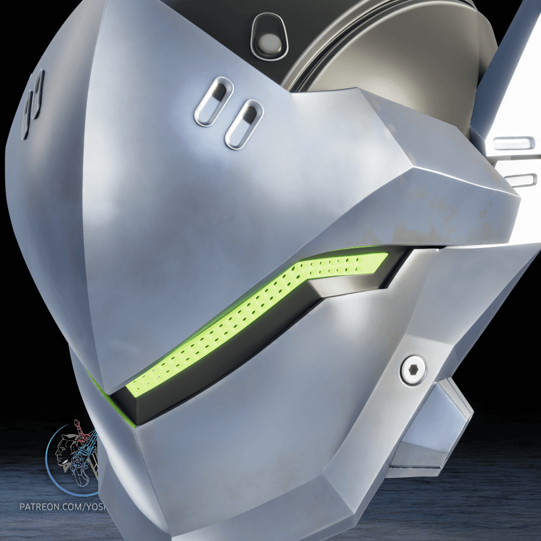 Genji Mask 3D Printer STL File 3d model