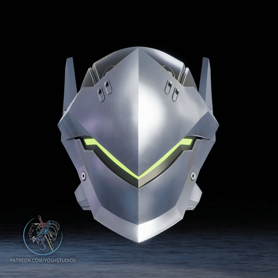 Genji Mask 3D Printer STL File 3d model