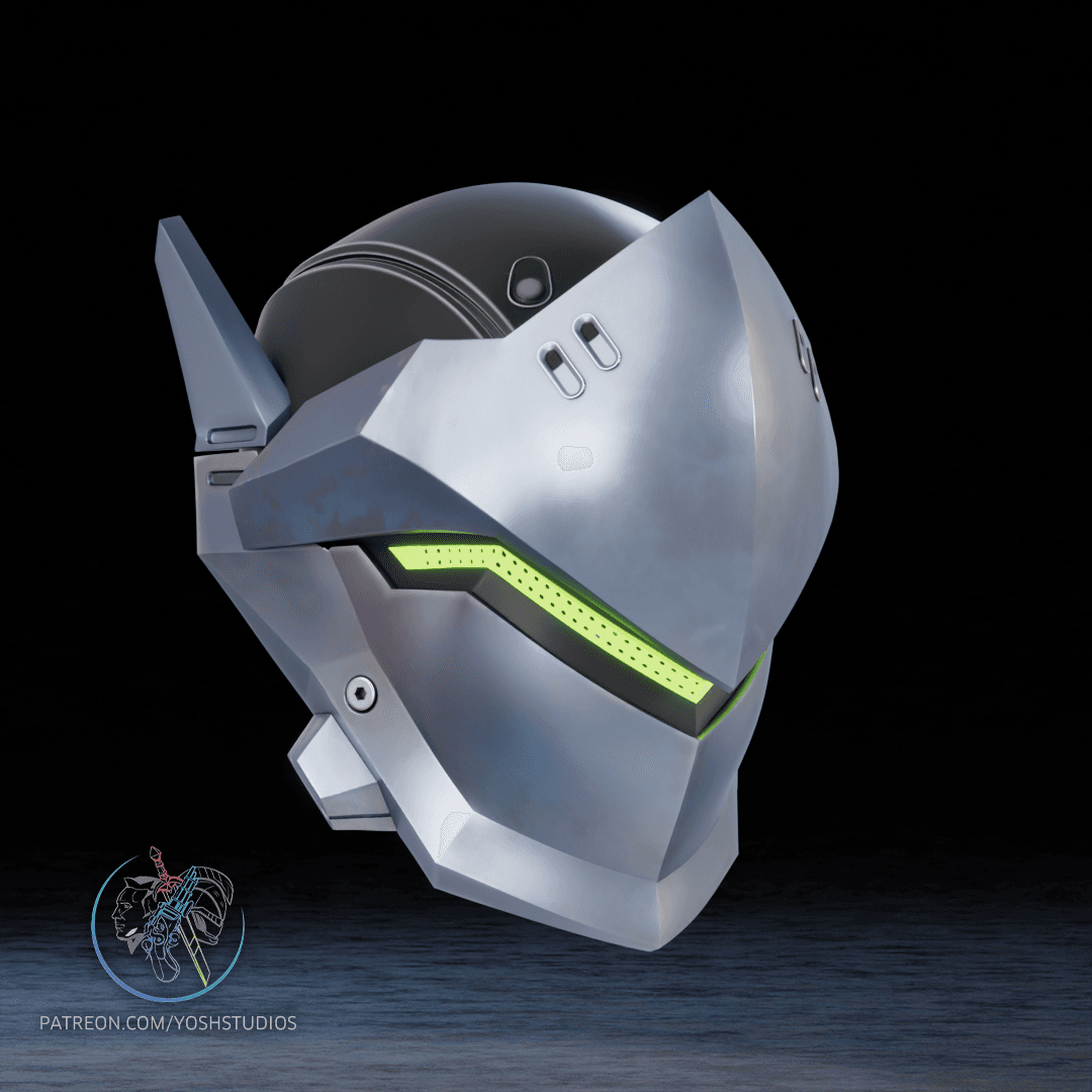 Genji Mask 3D Printer STL File 3d model