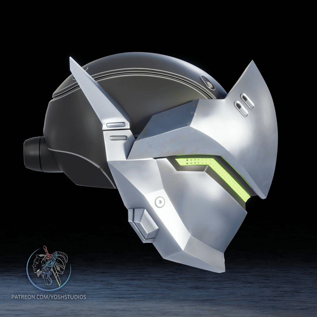 Genji Mask 3D Printer STL File 3d model